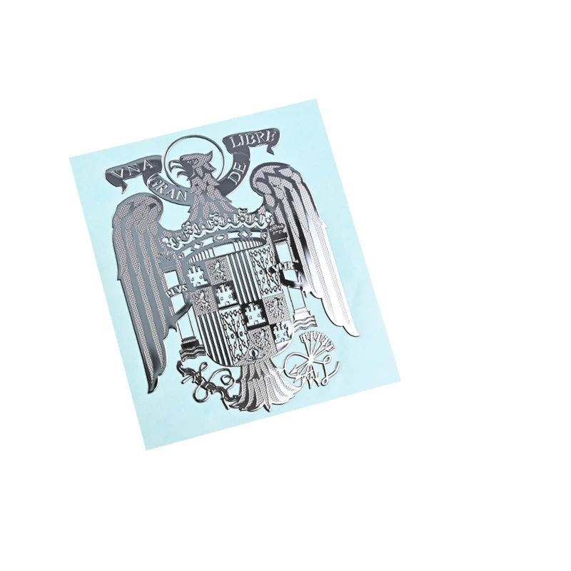 Logo adesivo in metallo sottile