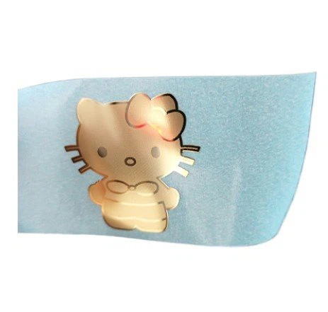 2 GOLD METAL NICKEL LABELS STICKERS