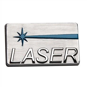 adesivo Chrome 3D Metal Logo