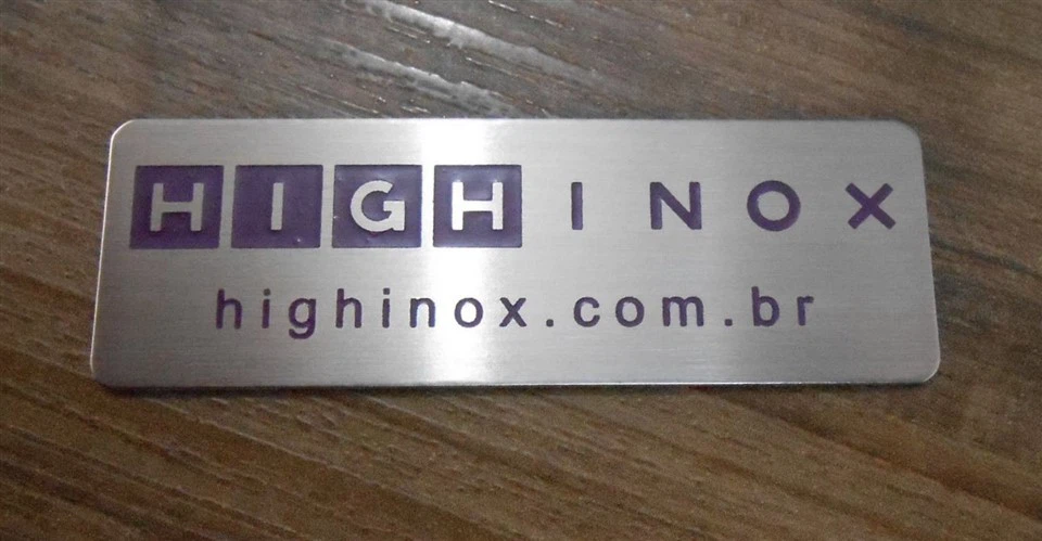 Aluminum Label Logo Sticker