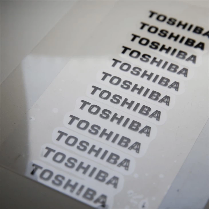 Customized Logo Sticker Label Metal Sticker Nickel