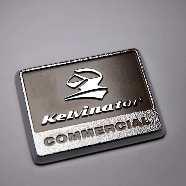 Electroform 3D Metal Logo Sticker Labels Sticker