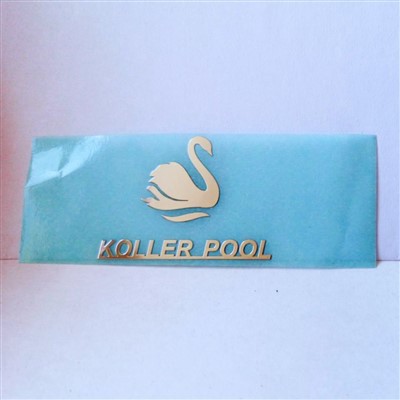 Logo Nickel Metal Sticker Label